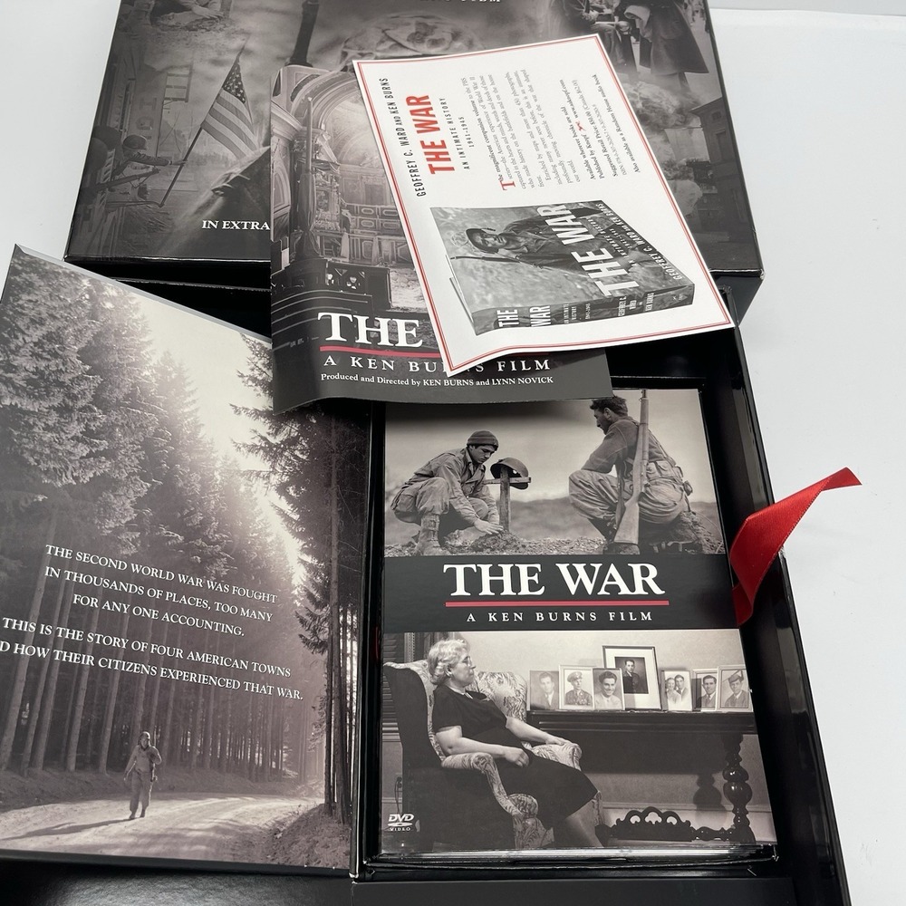 PBS Home Video The War Collector's Edition 6 Disc DVD Set Ken Burns MISSING BOOK - Picture 6 of 10